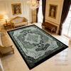 Retro Carpet High-end Luxury Living Room Tea Table Bedroom Flannel Rug Bed End Anti-slip Easy Cleaning Floor Mat Dining Room