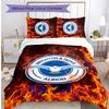 Brighton & Hove Albion Football Printed 3 Pieces Bedding Set, Comfortable Skin Friendly Bedroom Duvet Cover Set