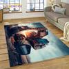 Retro Tractor Car 3D Truck Rug Carpet for Living Room Bedroom Home Decor,Floor Mat Non-slip Decoration for Sofa Doormat Kid Gift