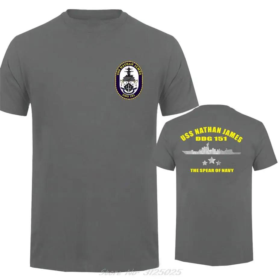 Uss Nathan James Ddg-151 Us Seal The Last Ship Serie TV T-Shirt S-3Xl top Camicia Corta Hip Hop