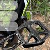 1 Paar Mountainbike-Flachpedale, Breite Antirutsch-Nylonpedale mit 9/16 Zoll gedichtetem Lager, breite Standfläche für Radfahren