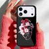 Vintage Anatomy Heart Cardiac Nurse Phone Case for iPhone 17 Air 16e 15 14 13 Pro Max Back Cover for 12 11 Pro Coque