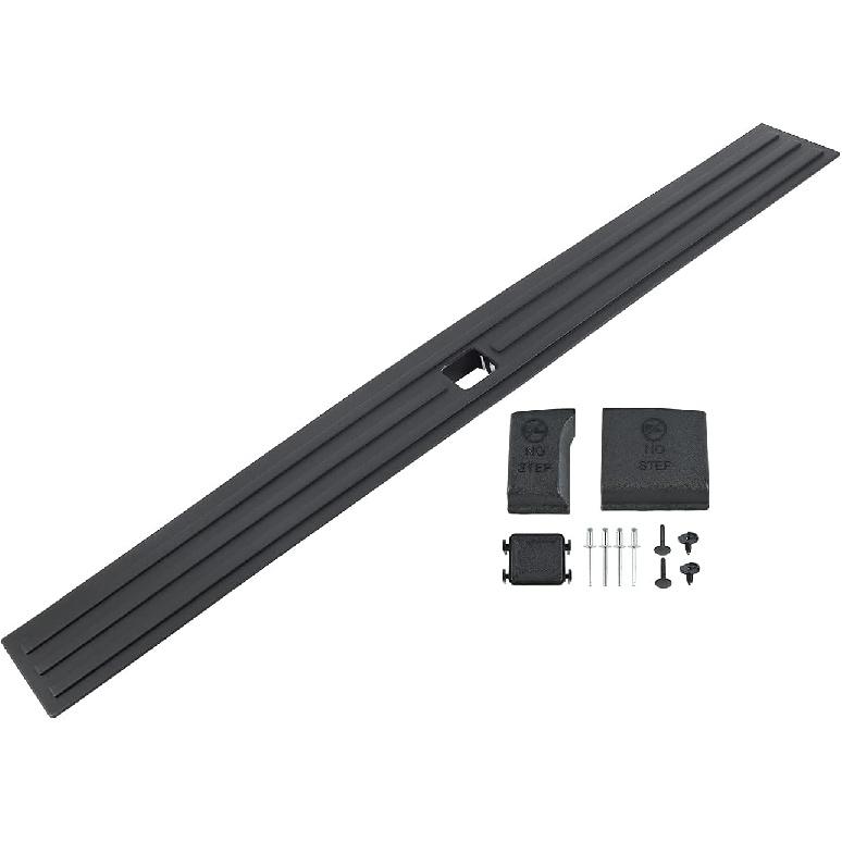 Compatible For Flexible Flex Step Center Tailgate Cap Mad Trim Molding With Release Button Ford F-150 F150 2015- FL3Z9940602B