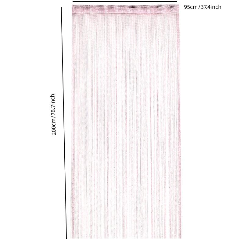 Fashion Fly Screen Fringe Tassel Curtain String Sparkle Curtains Room Divider Door Window Decor