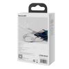 Kabel Szybkiego Ładowania  Baseus Superior Data Usb Do M+L+C 3.5A 0.5M(White)