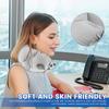 U-shaped Inflatable Neck Pillow Travel Light Portable Lazy Airplane Headrest Reduce Fatigue Office Sleep Pillow