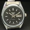 JAPAN VINTAGE REFURBISHED SEIKO 5 AUTOMATIC MENS BLACK DIAL WATCH a440636-4 Sk-a440636