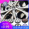 2026 Hot For Volkswagen VW 4pcs VW Wheel Center Hub Caps 56mm 65mm 66m 70mm 76mm Wheel Cover For VW Golf 4 5 6 7 Passat B5 B6 B7