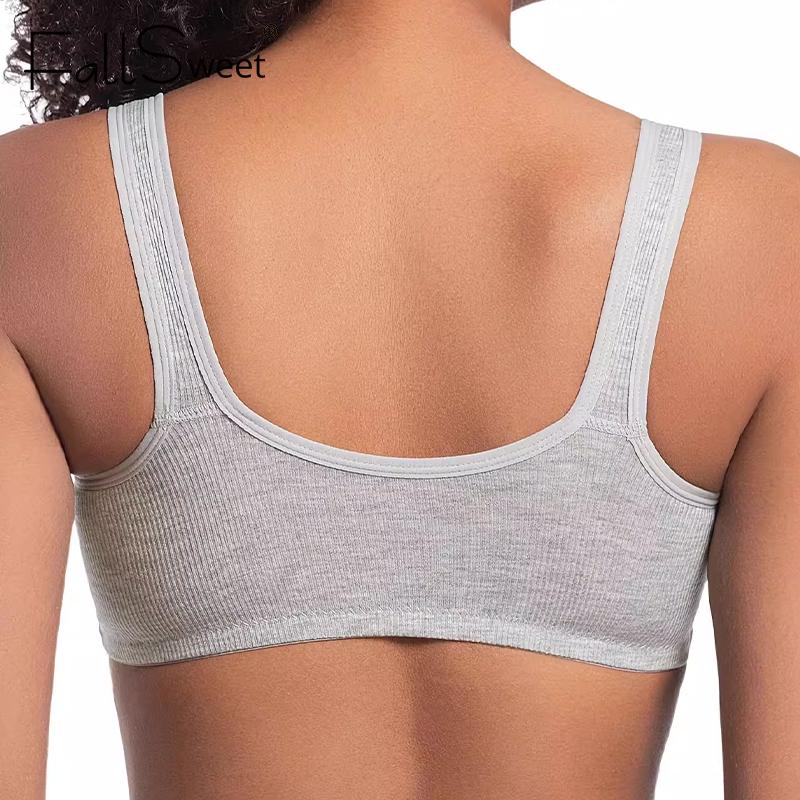 Front Closure Bra Push Up Bra Top Women Seamless Underwear Comfortable Wireless Bralette Everyday Solid Color Lingerie Female