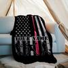 1PC Custom Name Baseball Flag Art outdooor Flannel blankets Patterns Throw Blanket All-Season Soft Gift for Couch, Bed, Camping gifts