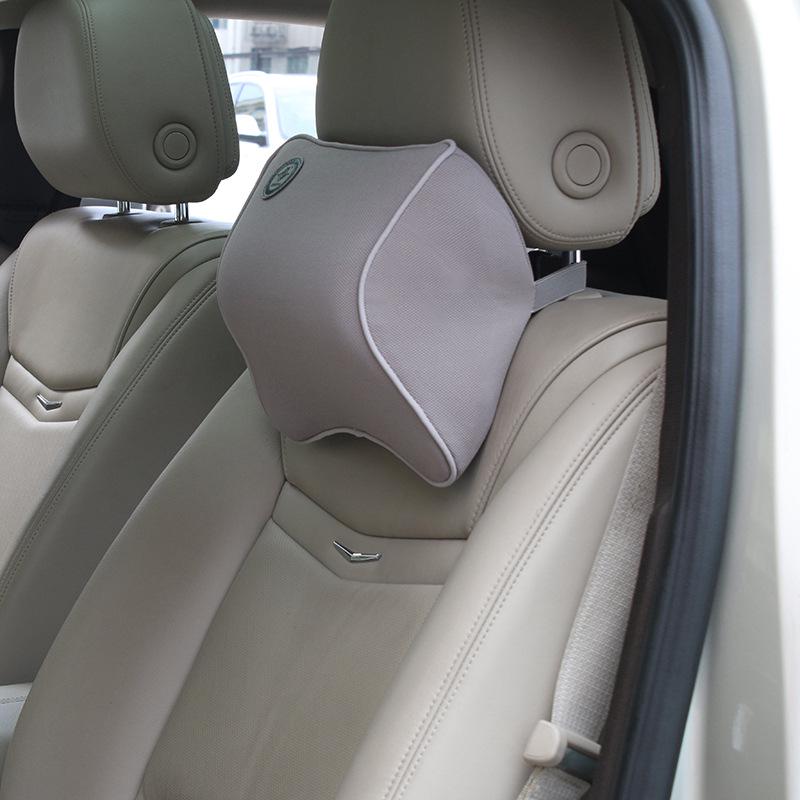 Car Headrest Memory Foam Neck & Lumbar Support Pillow - Customizable.