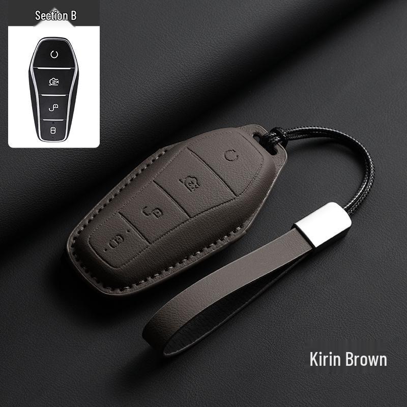 

BYD EV Premium Key Case for Han, Qin Plus, Song Pro, Tang, Dolphin, E9, Seal Models