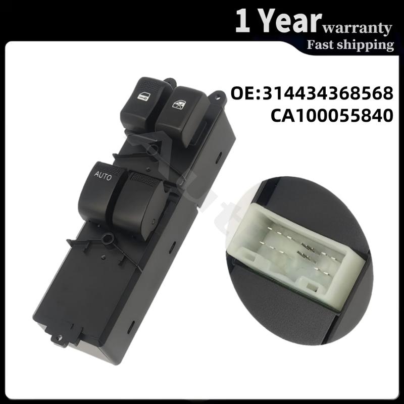 For Isuzu D-Max 2011- LHD Front Left Master Power Window Switch 2-Door Electric Glass Lifter Button 314434368568 CA100055840