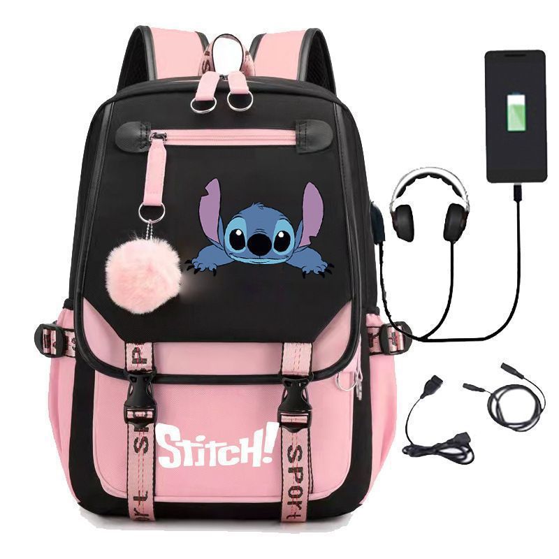New Usb Charging School Bag Student Backpack Backpack