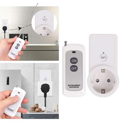 Smart Remote Control Socket Smart Home Countdown Switch, Two-Digit Display Timer, Time-Controlled Battery Charging
