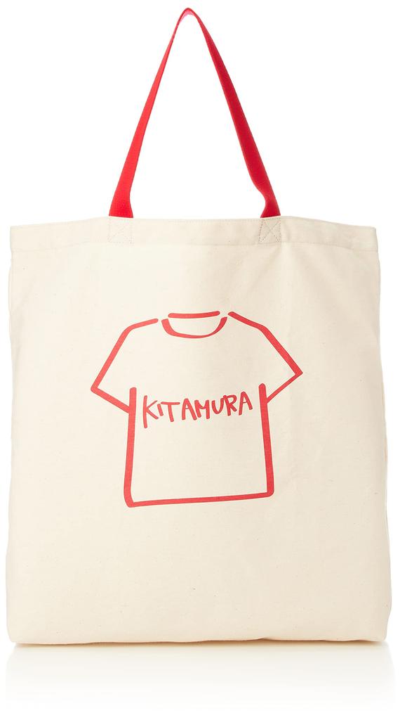 Laundry Tote Bag 91701 [Kitamura] R-0705 Women's Ivory/Red [White]