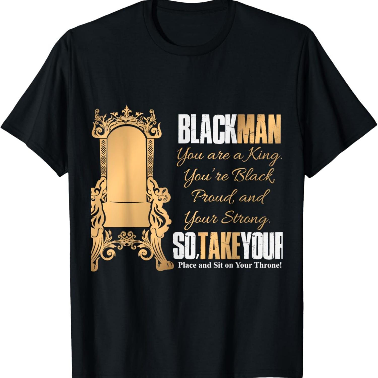 

Чёрный король - Сильная и гордая футболка XXXXXL чёрный