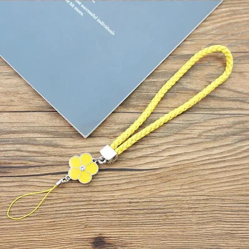 Multicolor Phone Charm Strap - Short Braided String, Anti-Lost Lanyard for Phones/Cameras, Keychain Gift Accessory