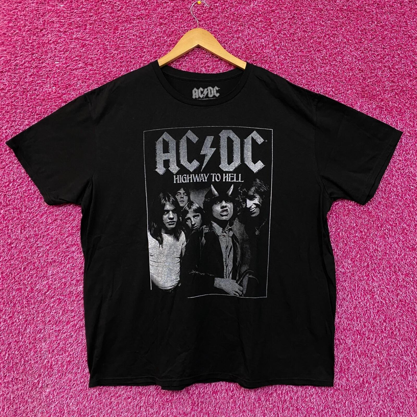 AC/DC Highway to Hell Album Cover Oversized Hard Rock Tee S