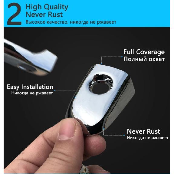For VW T5 Volkswagen Transporter 2003~2015 Styling Stickers Decoration Chrome Door Handle Cover Refit Car Accessories