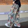 Child Pants Spring Boys Trousers Teenager Autumn Fashion Clothing Kids Wide-legged Trousers Boy Letter Loose Pants