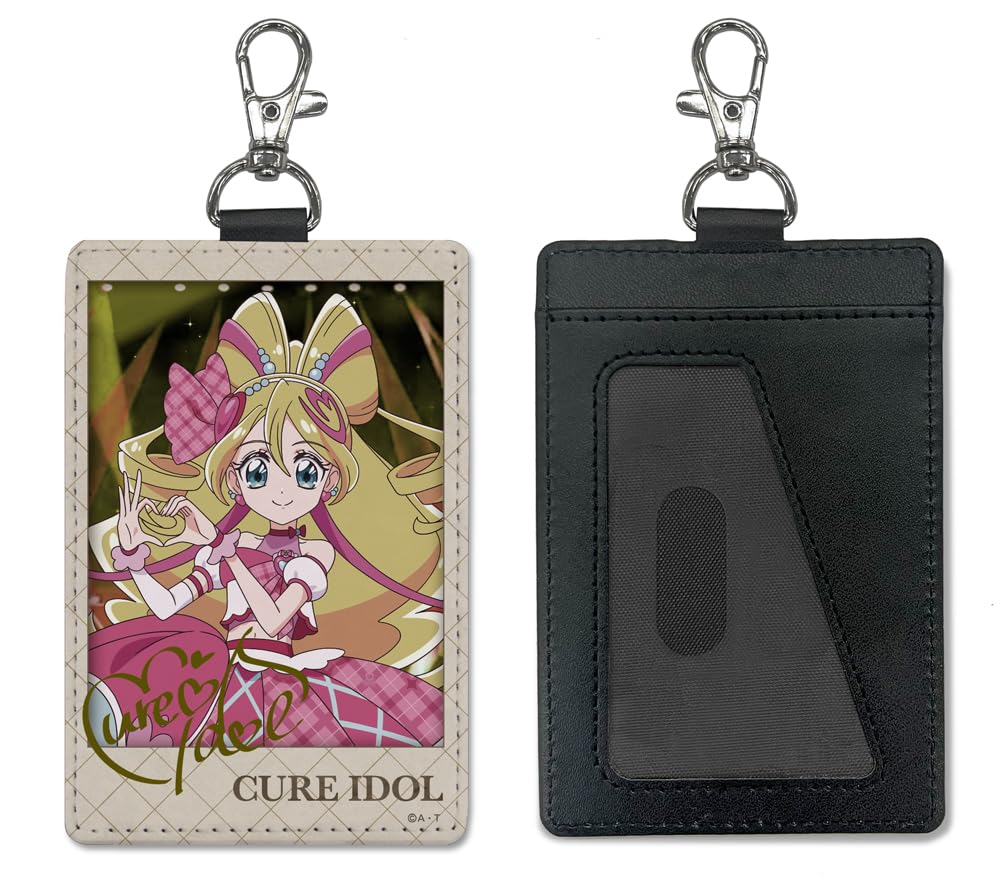 COSPA Kimi to Idol Precure Cure Idol Pass Case with Carabiner 2D Cospa
