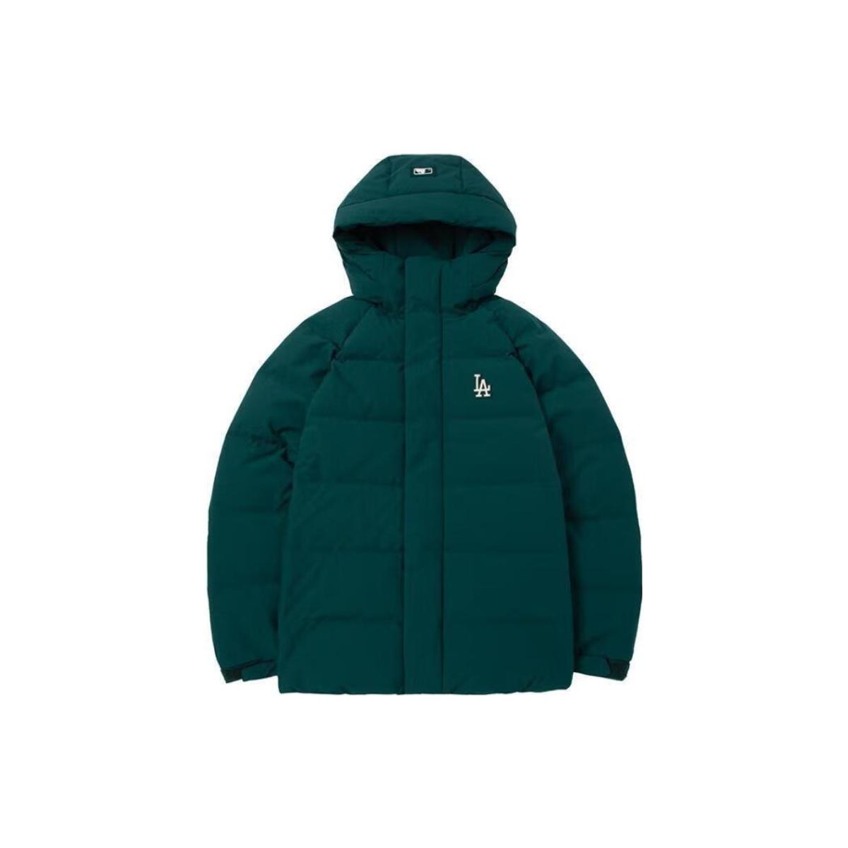 MLB Down Jackets Unisex Dark Green Hooded Moderate Other 3ADJB2036-07GND S