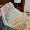 Transparent Underwear for Women Bow Mesh Flower Briefs Sweet Lace Panties  Lady