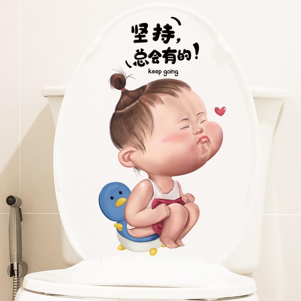Fun Cartoon Sticker Toilet Stickers Absolutely Funny