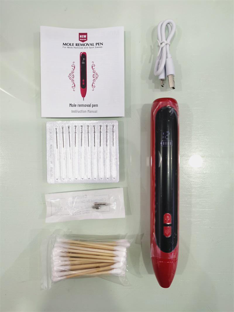 

Набор из 12-скоростных ручек для удаления родинок: устройство для удаления родинок, ластик для черных родинок, очиститель для бровей, восстанавливающий крем, косметический карандаш, не оставляющий следов. 12-speed mole pen красный