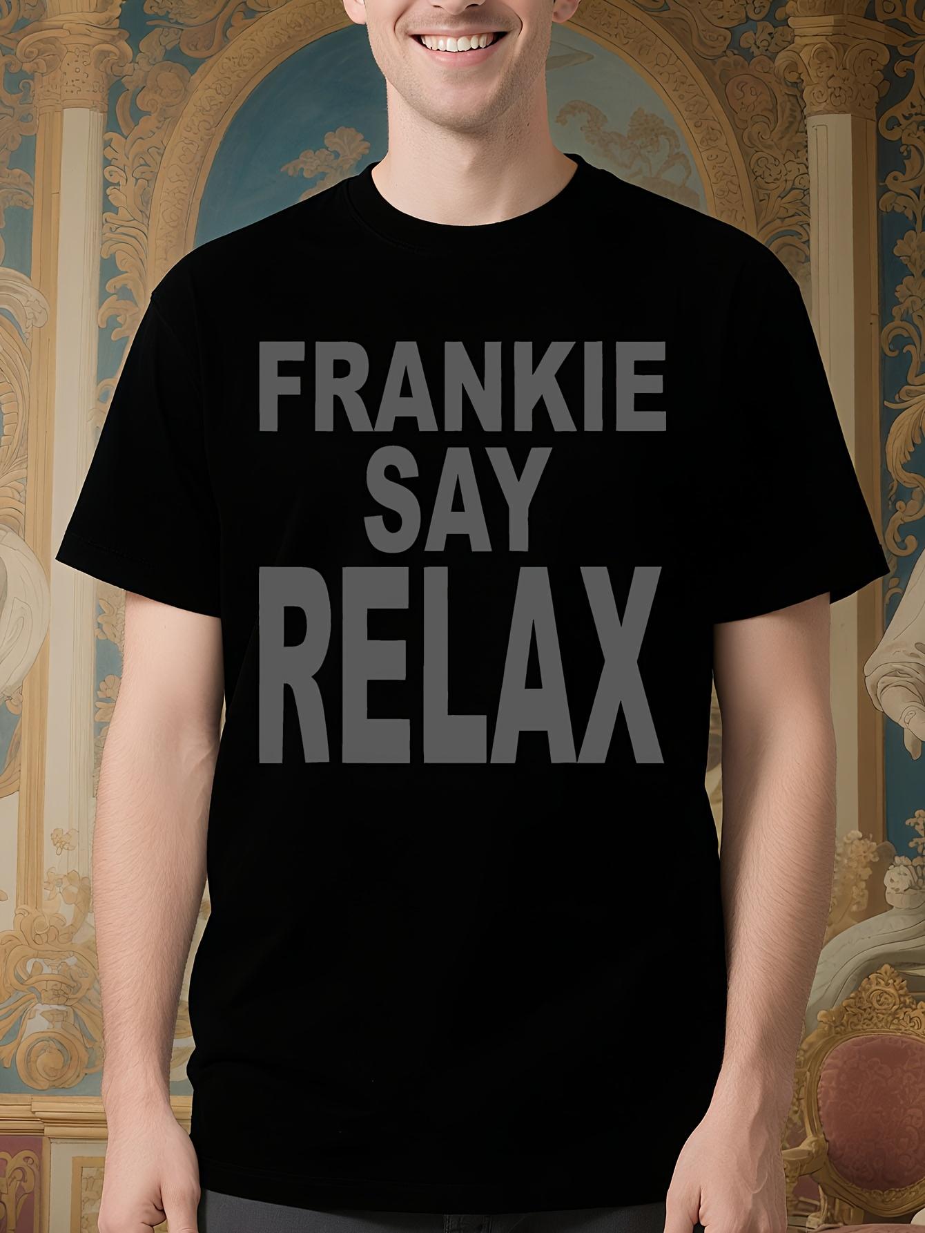 Frankie Say Relax 90s Retro Graphic Tshirt - Stretchy Cot... XXL