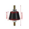 4 Stück 38 x 38 x 58 mm Gummifüße Stoßdämpfer Schwarze Stoßabsorbierende Isolierpads Wasserpumpen