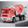 1/40 Diecast Alloy Electric Mixer Car Model Metal Heavy Cement Mixe Truck Vehicles Car Model Sound and Light Childrens Toys Gift