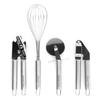 Russell Hobbs RH00124 Stainless Steel Kitchen Utensil Set, 4 Pieces