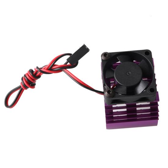 Metal 540 Brushless Motor Heatsink Part with Cooling Fan for 1/10 HSP RC Car
