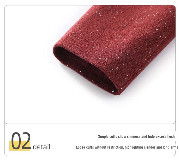 Mom's 2025 Spring-Autumn Fashion Short Jacket for Middle-Aged & Elderly Women - Stylish Little Fragrance Cardigan