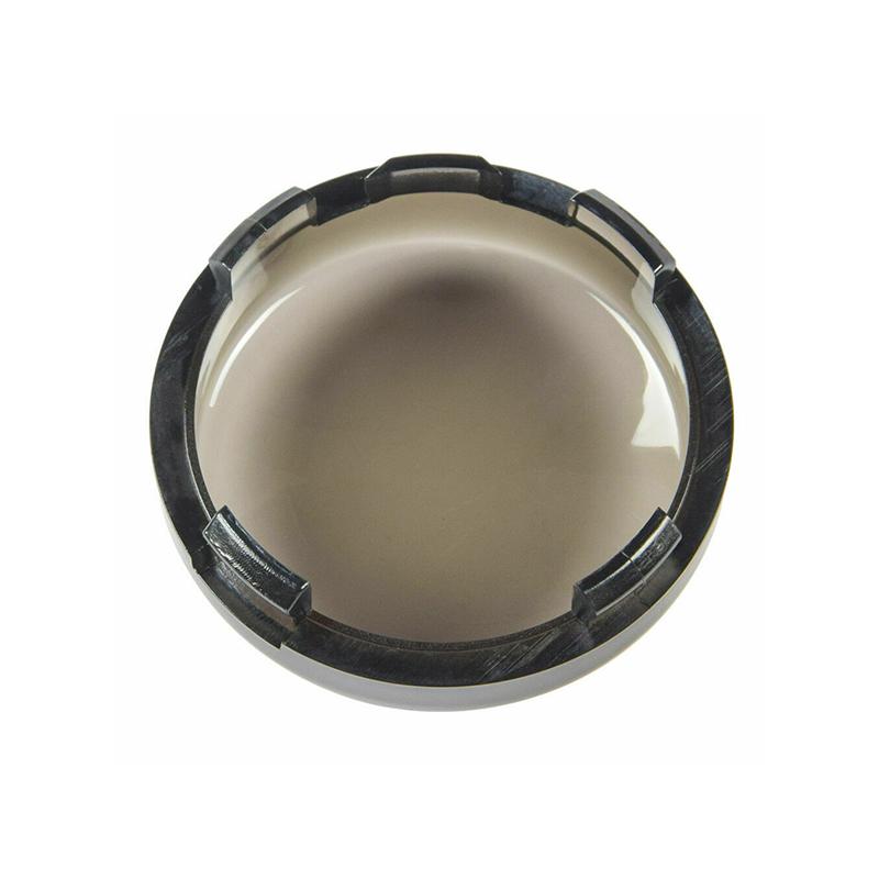 Motorcycle Bullet Turn Signal Light Lens Cover Red Smoke Clear ABS Plastic Indicator Blinker Shell Case Replacement for Harley Sportster Dyna Softail