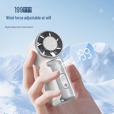 Portable Mini Handheld Electric Fan - High-Speed, Small, Strong Wind, Ideal for Outdoor Use