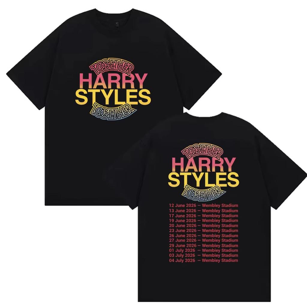 2026 Harry Styles We Belong Together T Shirts Unisex Unisex High Quality Vintage Oversized Tees Casual Fashion Short Sleeve Tees