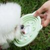 Lightweight Folding Portable Pet Bowl Silicone with Hanging Hook Slow Food Feeder Suction Cup Dog Feeding Bowl Camping