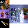 LED-Kupferdraht-Lichterkette mit Knopfzellen-Batteriepack für die Außen-Gartendekoration