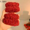 1/2Pcs/Set Strawberry Face Wash Hair Bands Hair Bands For Girls Basic Utility Makeup Applying Mask Headband Hair Ties
