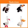 Animal Plush Toy Set With Swan Eagle Pelican Bird Decor For Kids Backpack Accessories