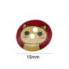 100Pcs Cartoon Kitty Print Wood Buttons DIY Sewing Shirt Scrapbook Bags Decor