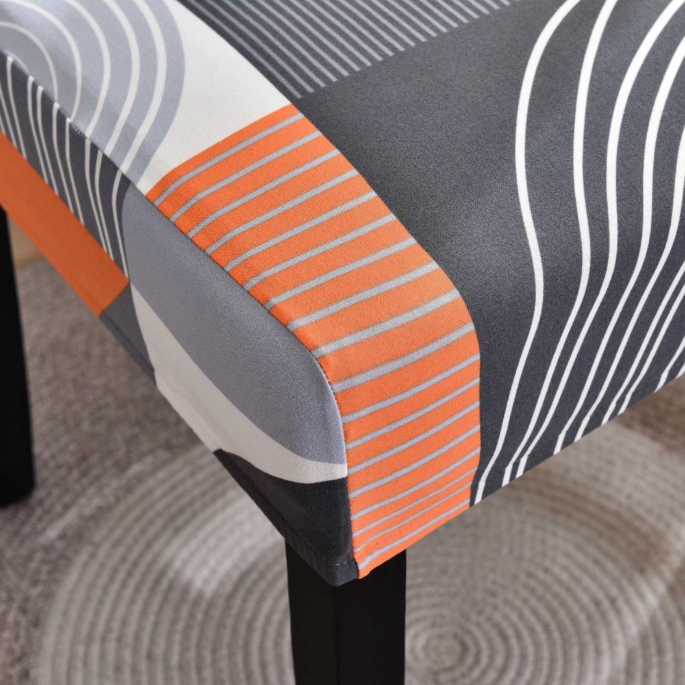 Universal Elastic Dining Chair Cover Full Coverage Stretch Fabric Slipcovers for Kitchen Study