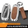 Zinc Alloy Leather Car Key Fob Case For Hyundai I30 Ix25 Ix35 Elantra Kona Solaris Azera Grandeur Ig Tm Accent Santa Fe Key Fob