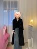 Women Black Suit Autumn Casual Fashion Long Coat Loose Fit Trendy Stylish Jacket Outerwear