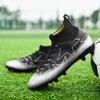 Fashion Men/Women's Football Boots Socks Professional Training Football Boots Young Children Football Shoes
