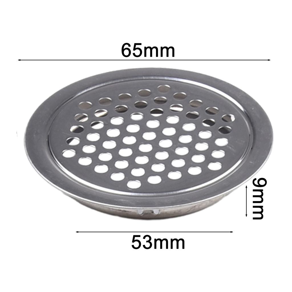 10pcs Round Cabinet Air Duct Vent 25/29mm Steel Louver Mesh Hole Plug Decoration Cover Wardrobe Grille Ventilation Systems