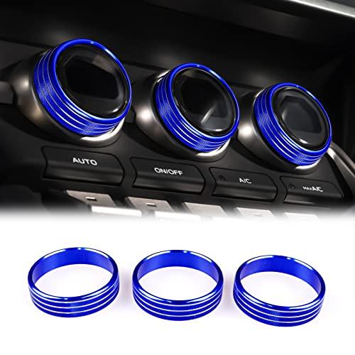 

KUNGKIC Новый Toyota GR86 ZN8 Subaru BRZ ZD8 Совместимый 2021 2022 2023 2024 2025 Переключатель кондиционера Ручка AC Кольцо на ручку Крышка ручки Накладка на переключатель Декор